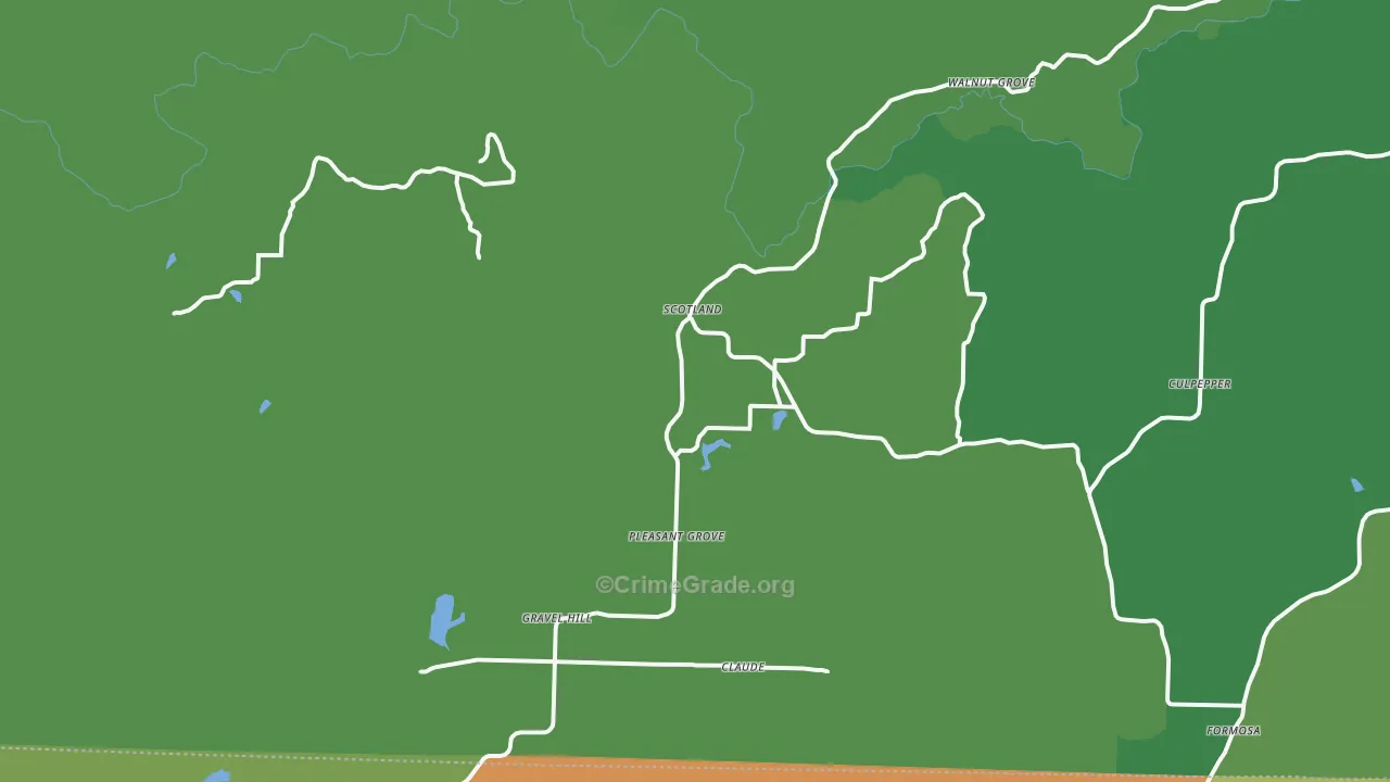 72141, AR Map of Theft Rates