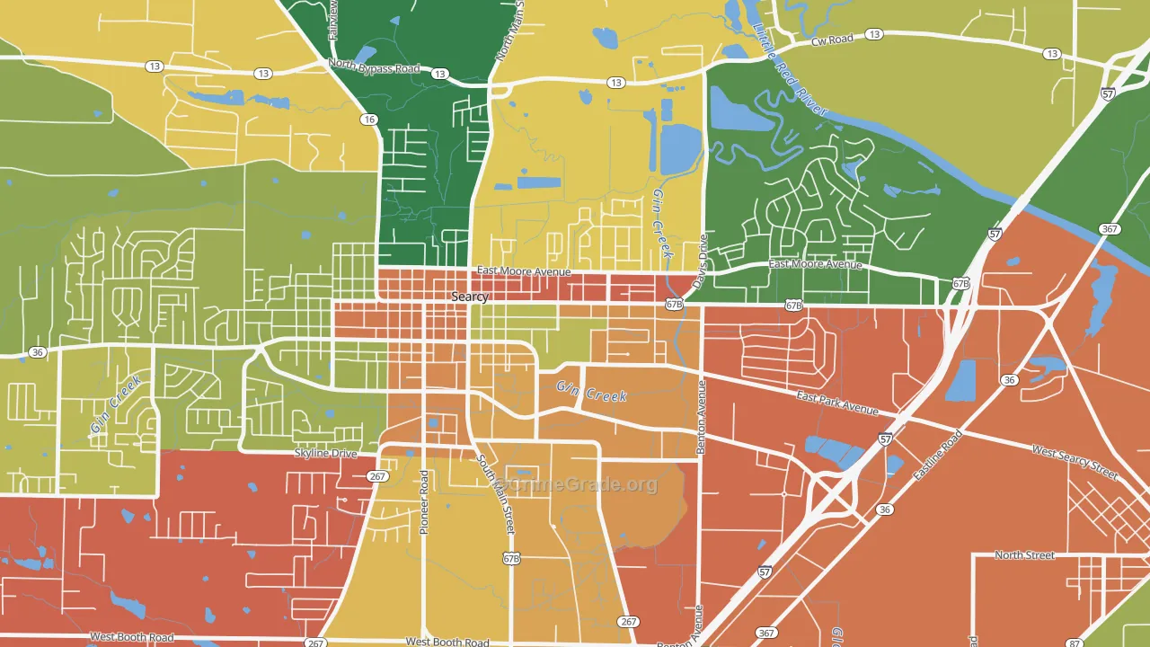 72149, AR Map of Theft Rates