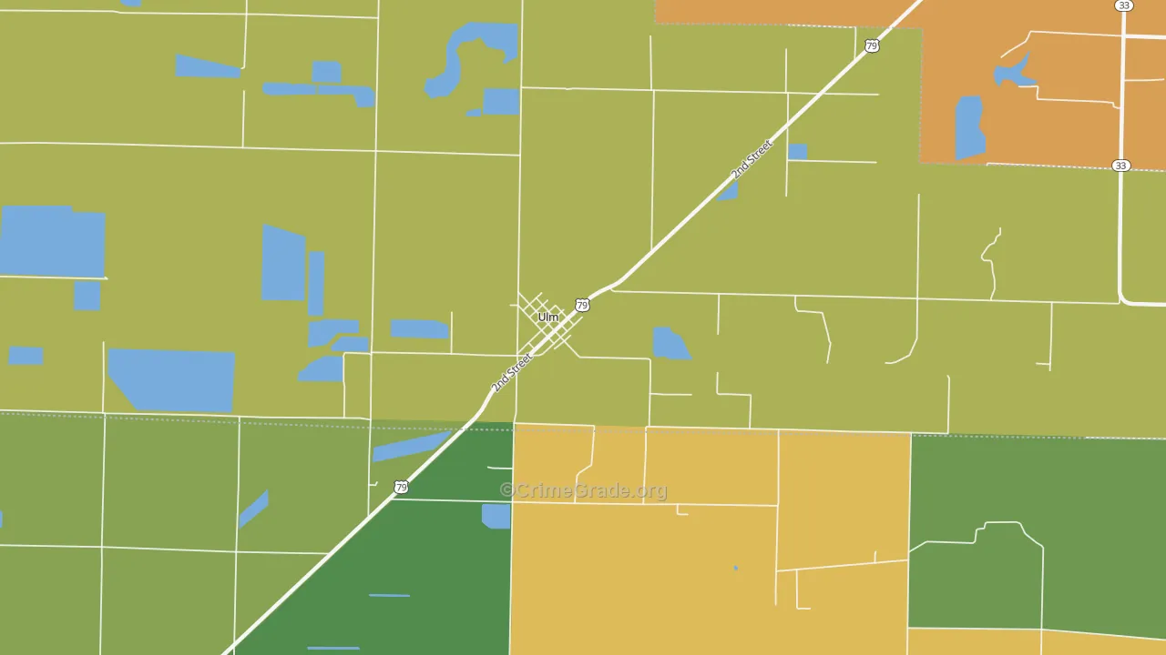 72170, AR Map of Theft Rates