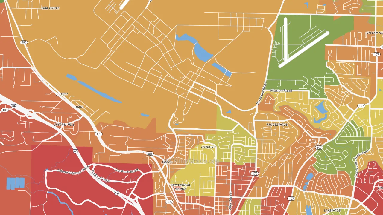 72199, AR Map of Theft Rates