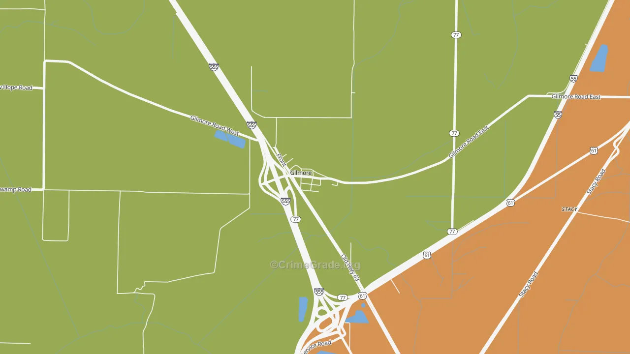 72339, AR Map of Theft Rates