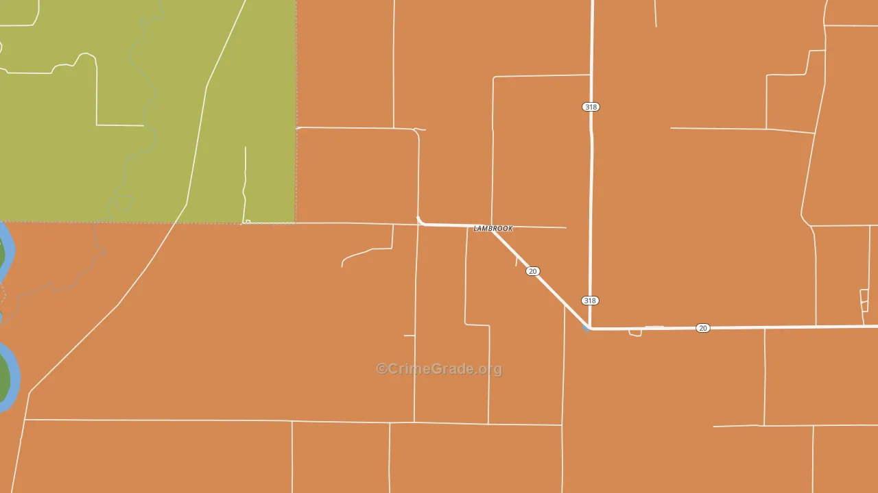 72353, AR Map of Theft Rates
