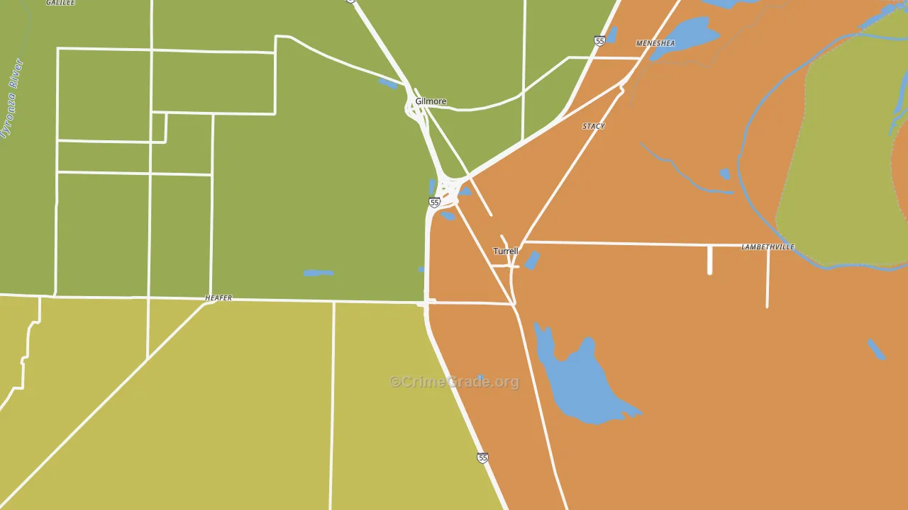 72384, AR Map of Theft Rates