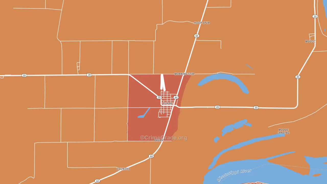72389, AR Map of Theft Rates