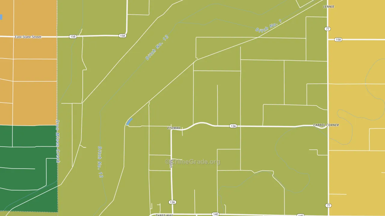 72428, AR Map of Theft Rates
