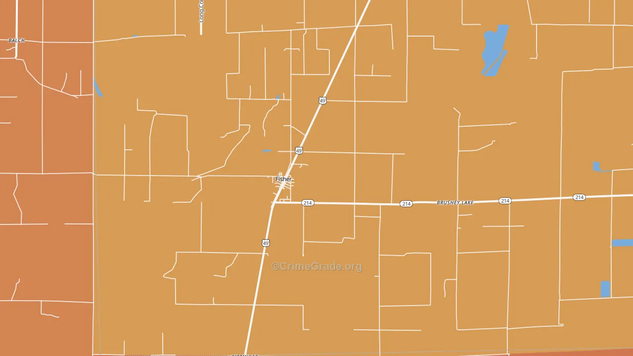 72429, AR Map of Theft Rates