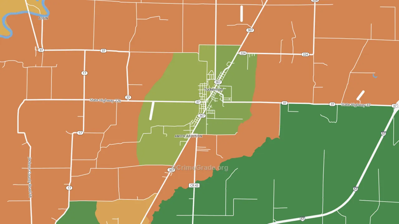 72473, AR Map of Theft Rates