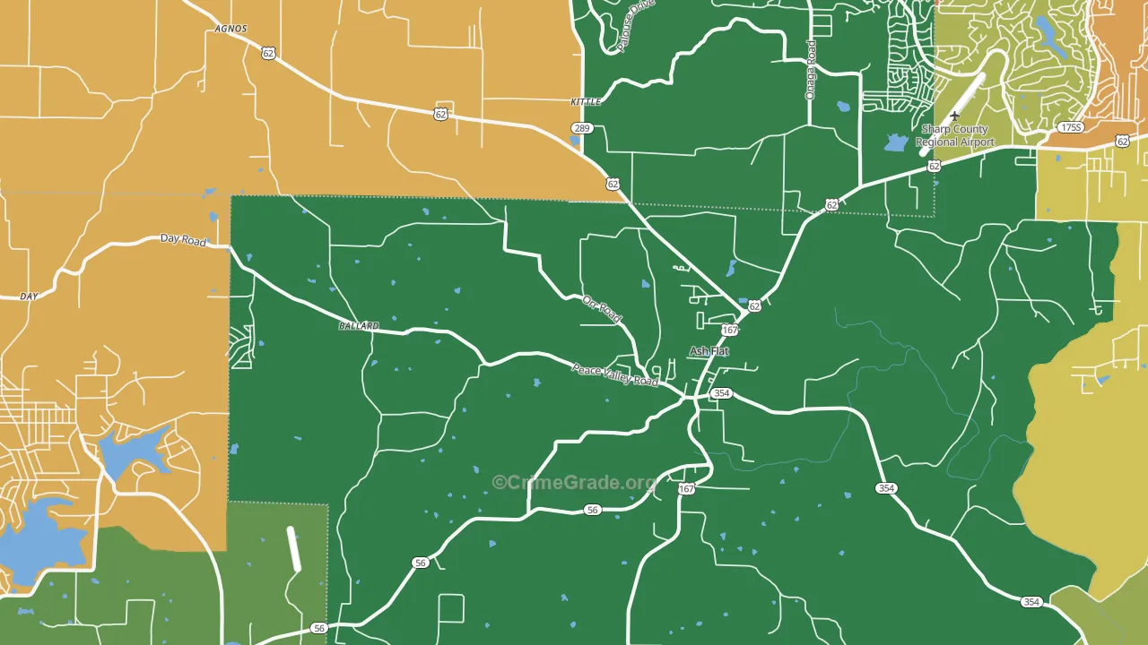 72513, AR Map of Theft Rates
