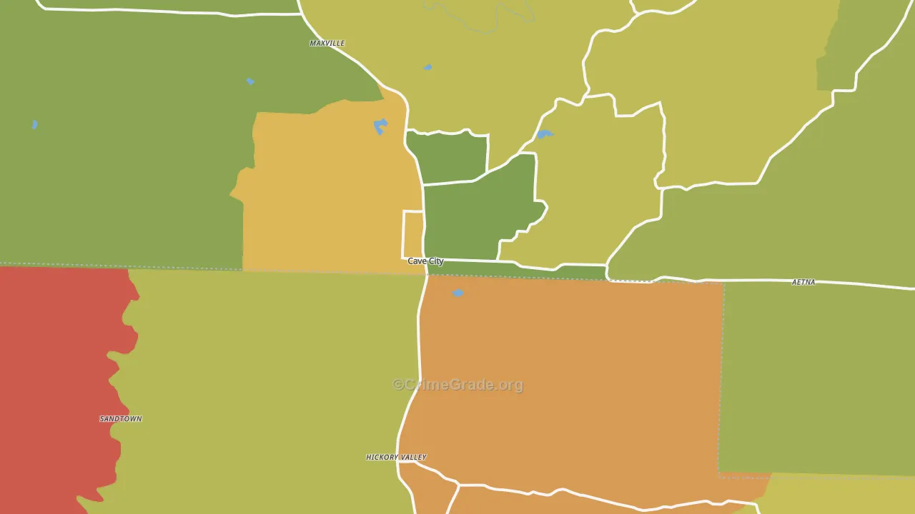 72521, AR Map of Theft Rates