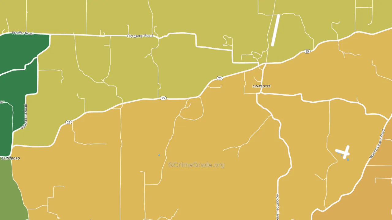 72522, AR Map of Theft Rates