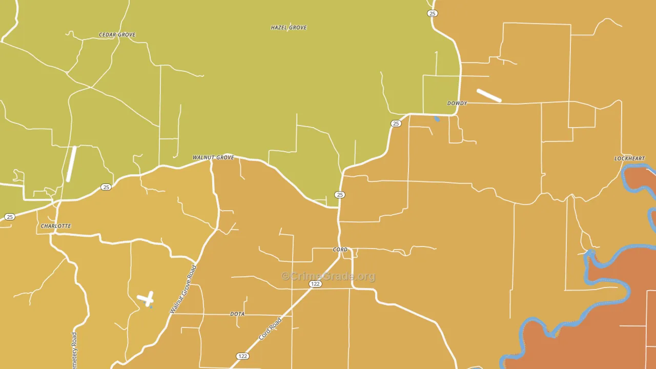 72524, AR Map of Theft Rates