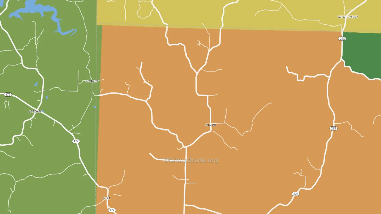 72528, AR Map of Theft Rates