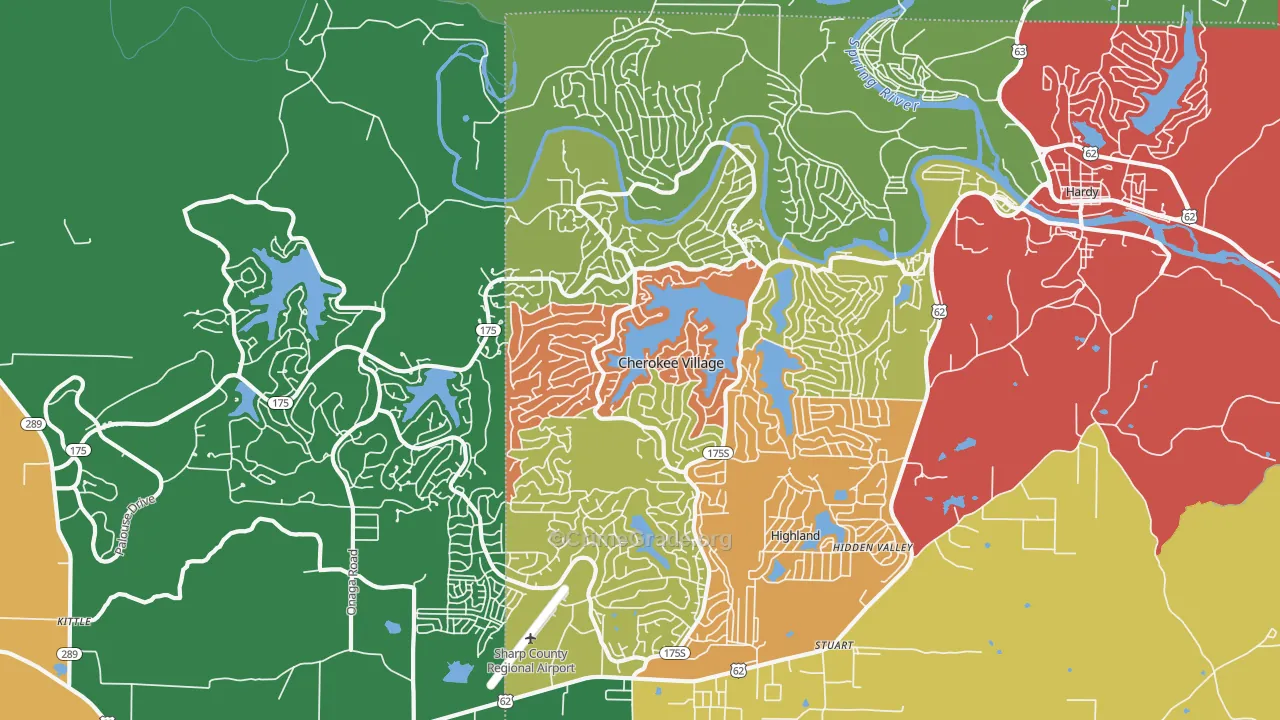 72529, AR Map of Theft Rates