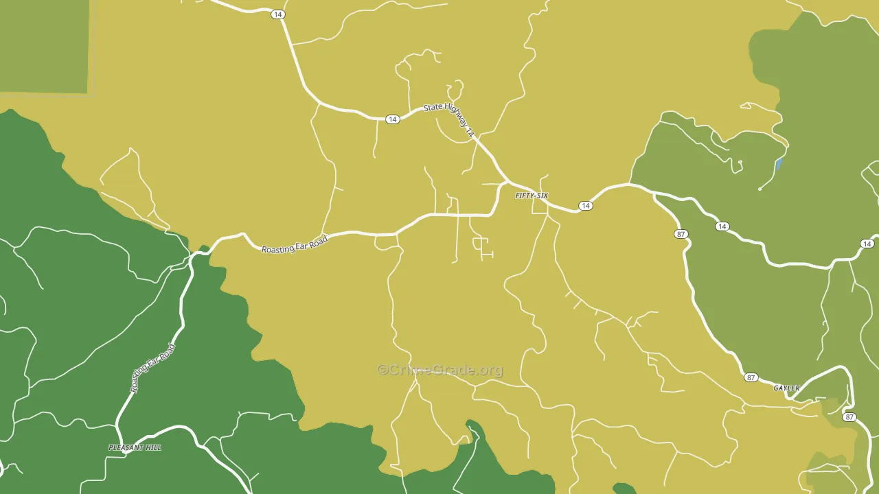 72533, AR Map of Theft Rates