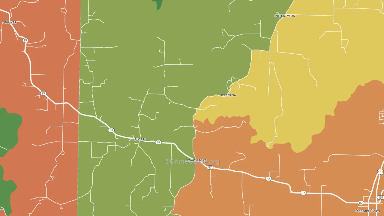 72534, AR Map of Theft Rates