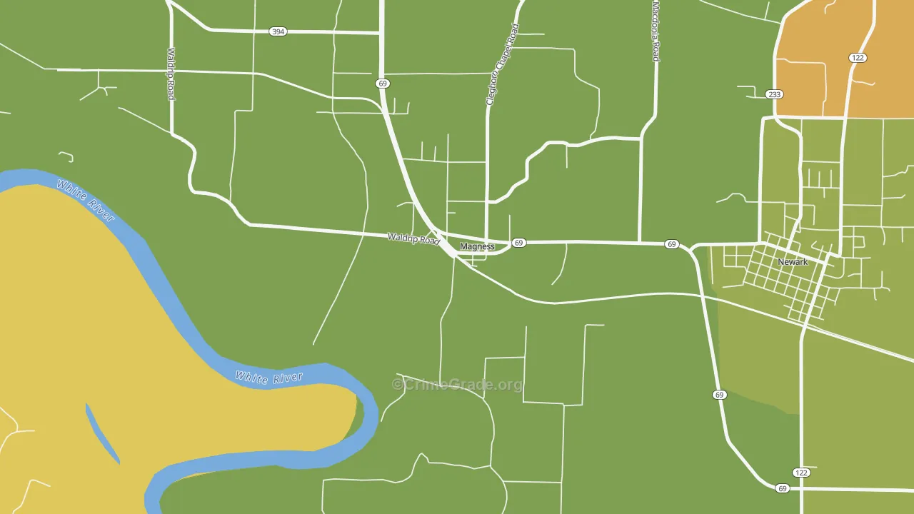 72553, AR Map of Theft Rates