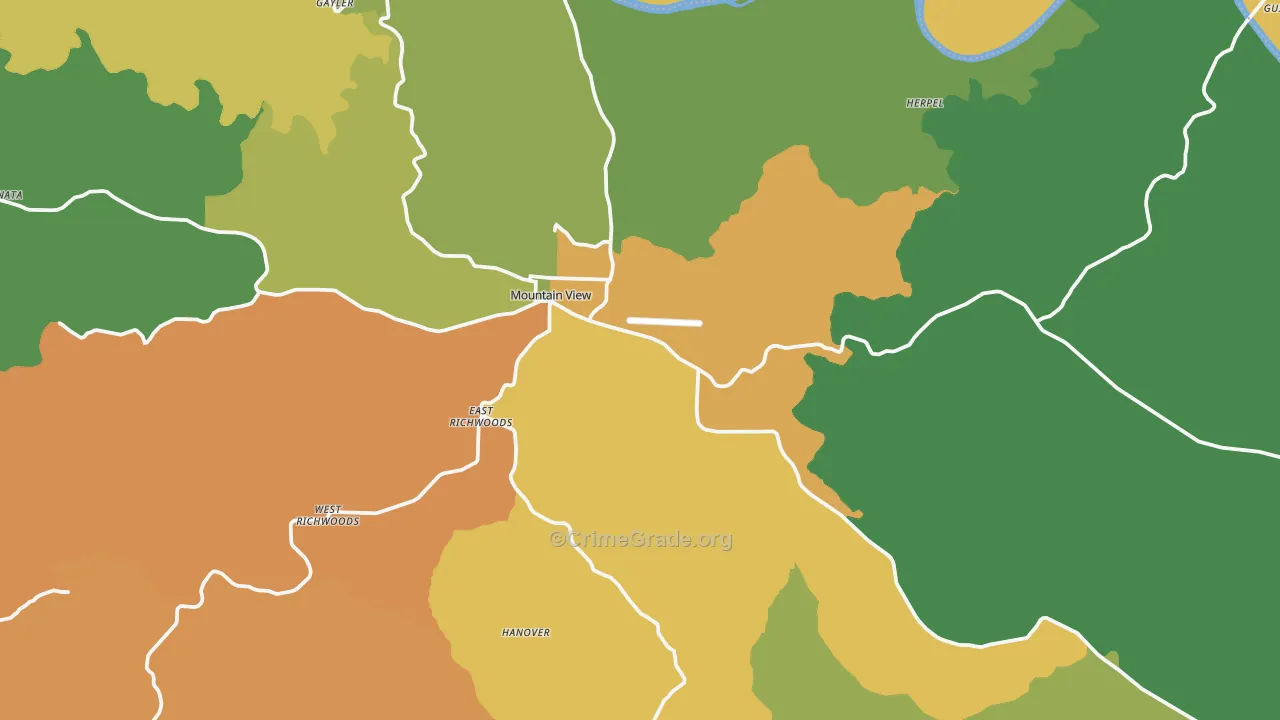 72560, AR Map of Theft Rates