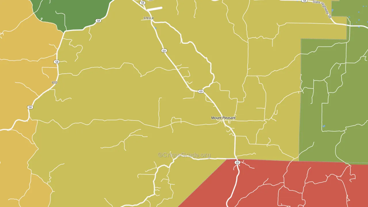 72561, AR Map of Theft Rates
