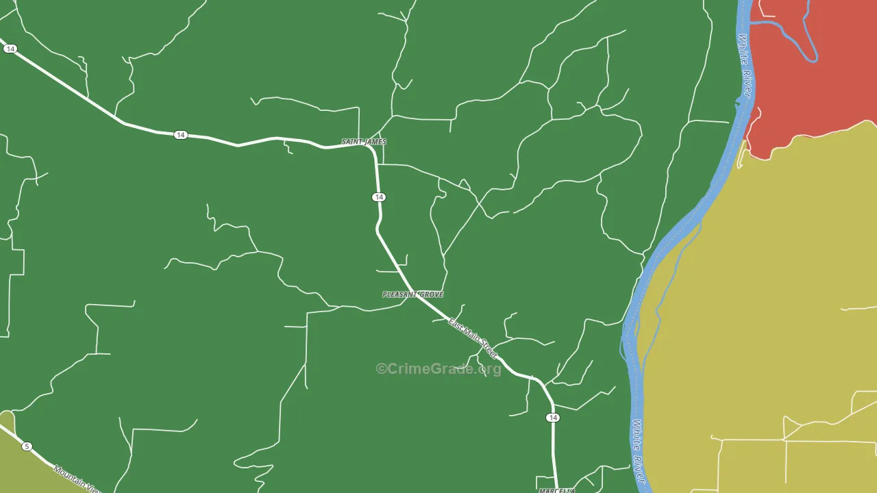 72567, AR Map of Theft Rates