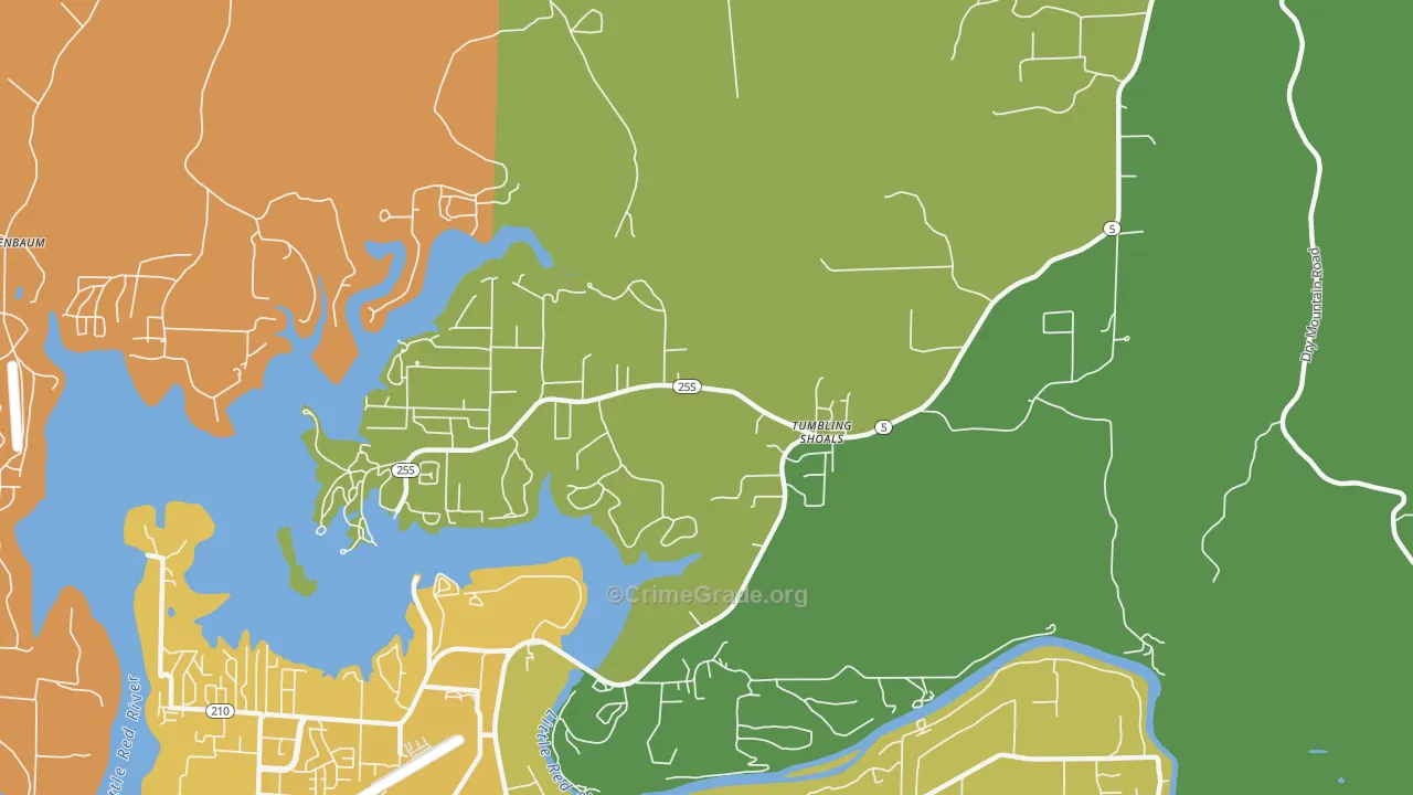 72581, AR Map of Theft Rates