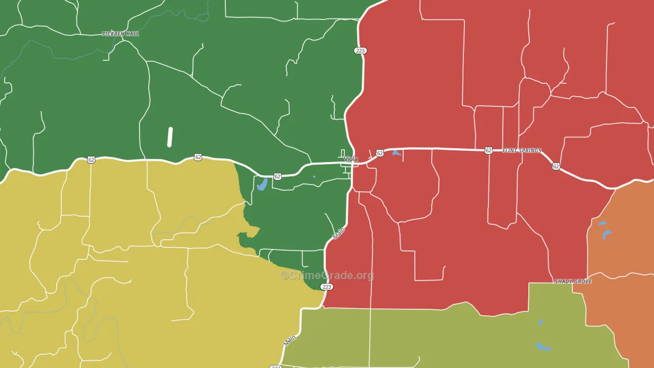 72583, AR Map of Theft Rates