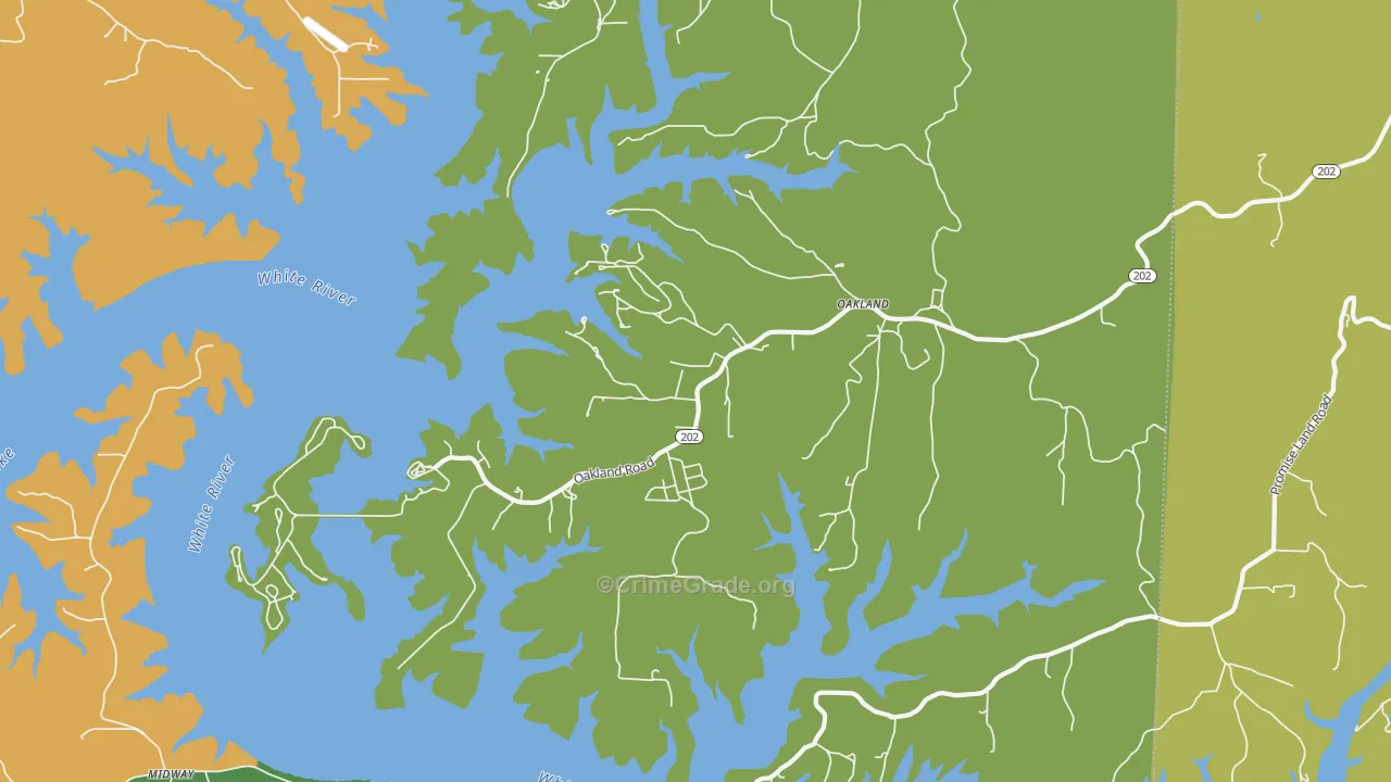 72661, AR Map of Theft Rates