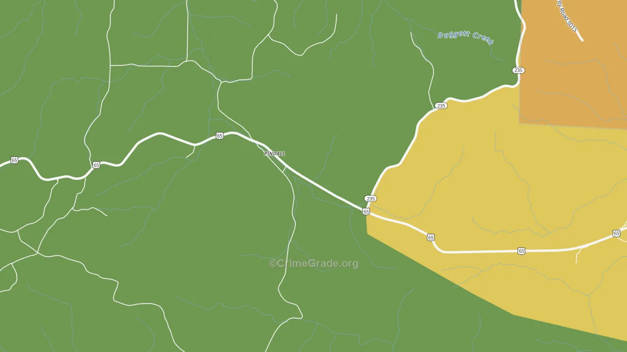 72669, AR Map of Theft Rates