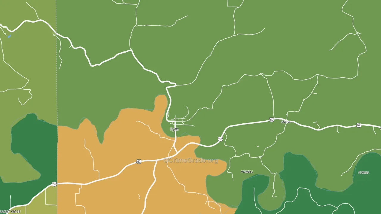 72672, AR Map of Theft Rates