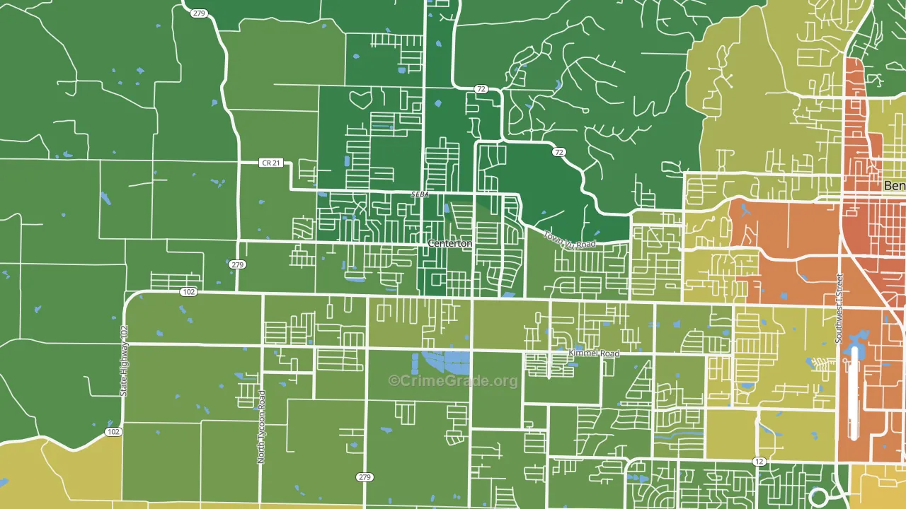 72719, AR Map of Theft Rates