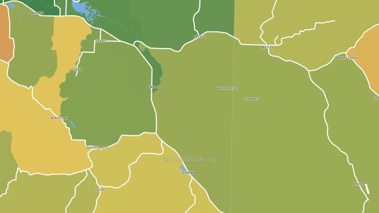 72727, AR Map of Theft Rates