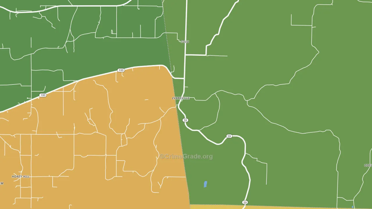 72729, AR Map of Theft Rates