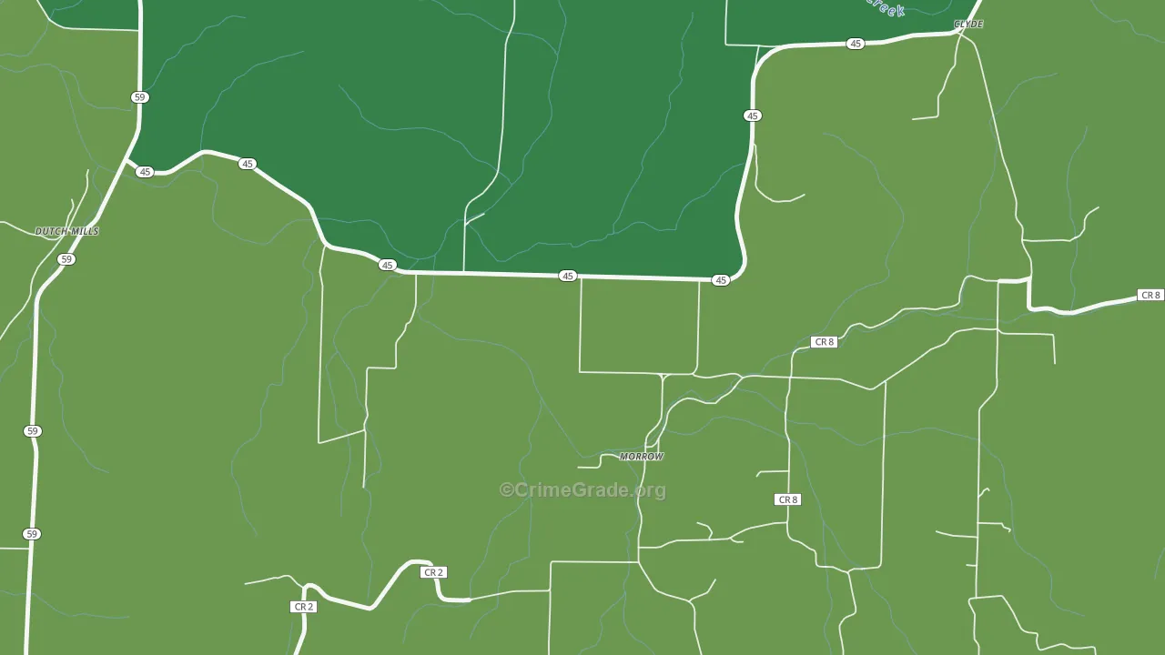72749, AR Map of Theft Rates