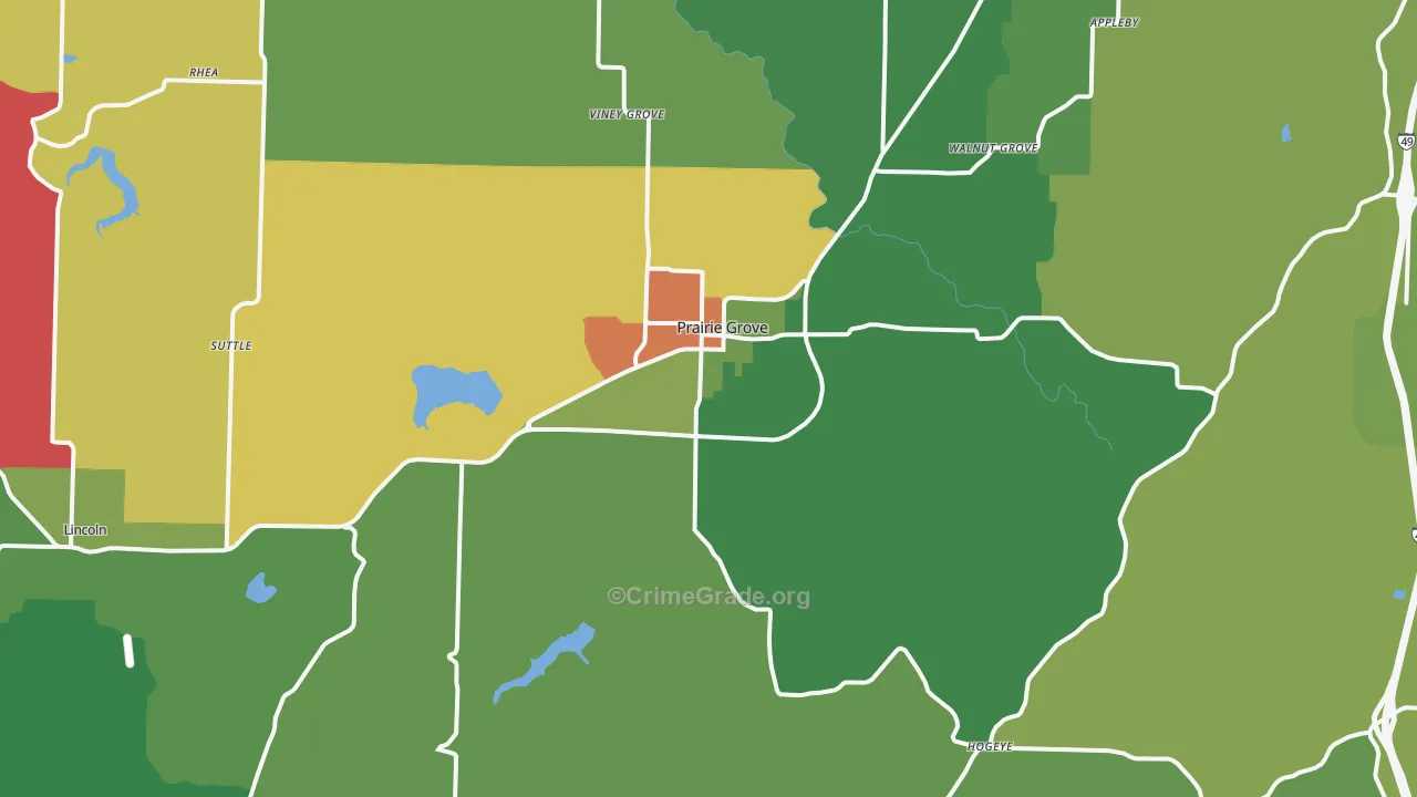 72753, AR Map of Theft Rates