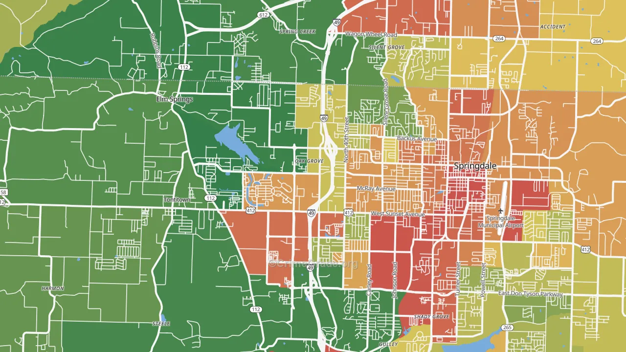 72762, AR Map of Theft Rates