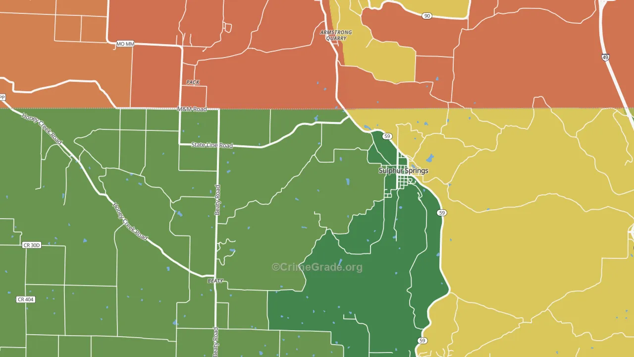 72768, AR Map of Theft Rates