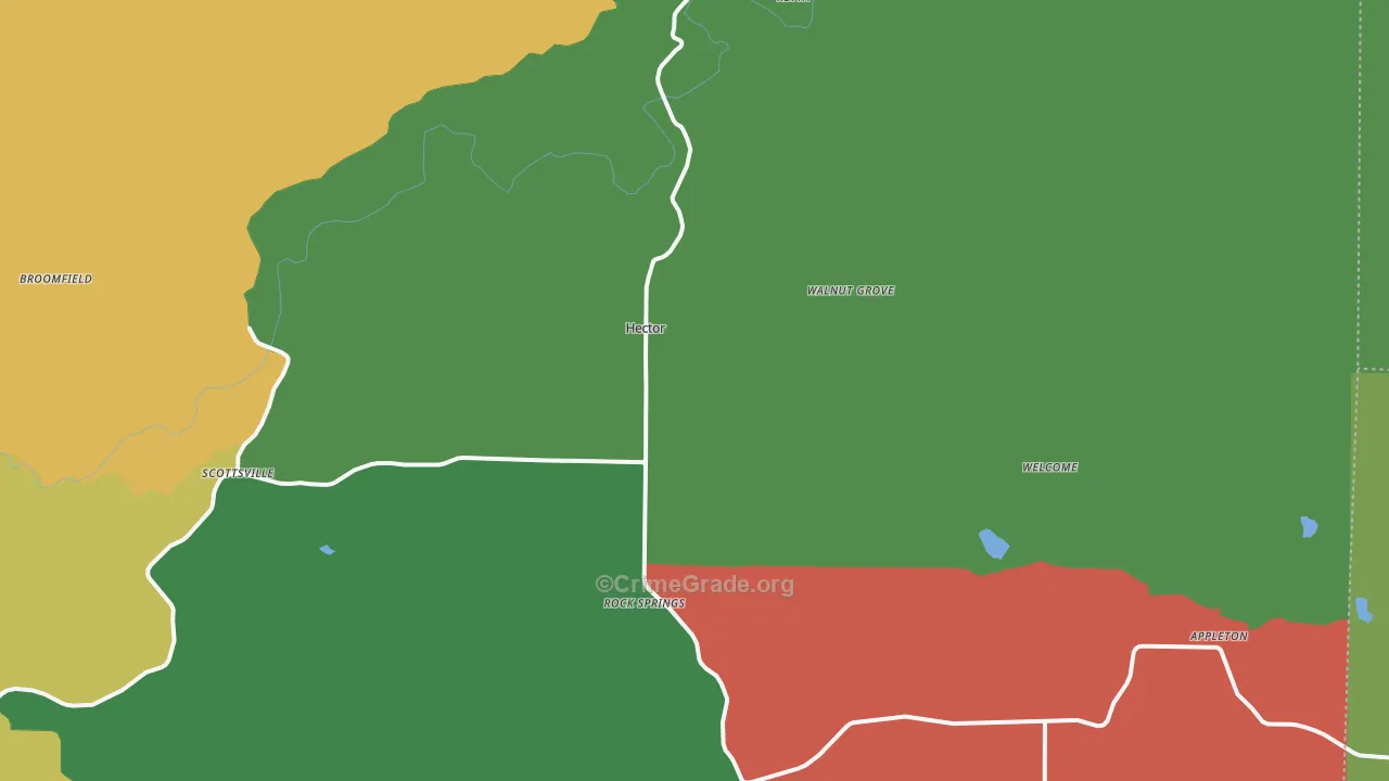 72843, AR Map of Theft Rates