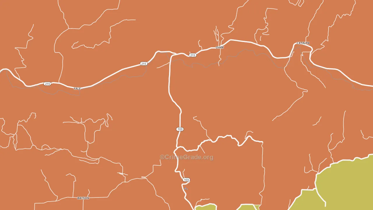 72852, AR Map of Theft Rates