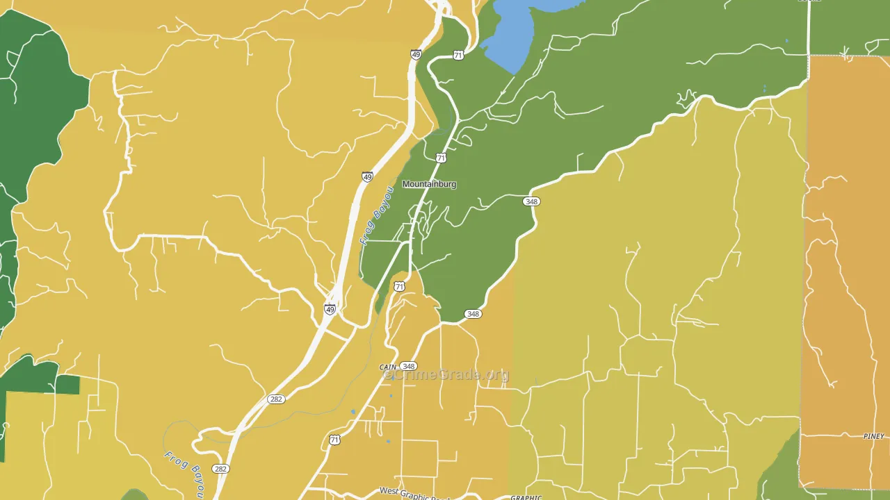 72946, AR Map of Theft Rates