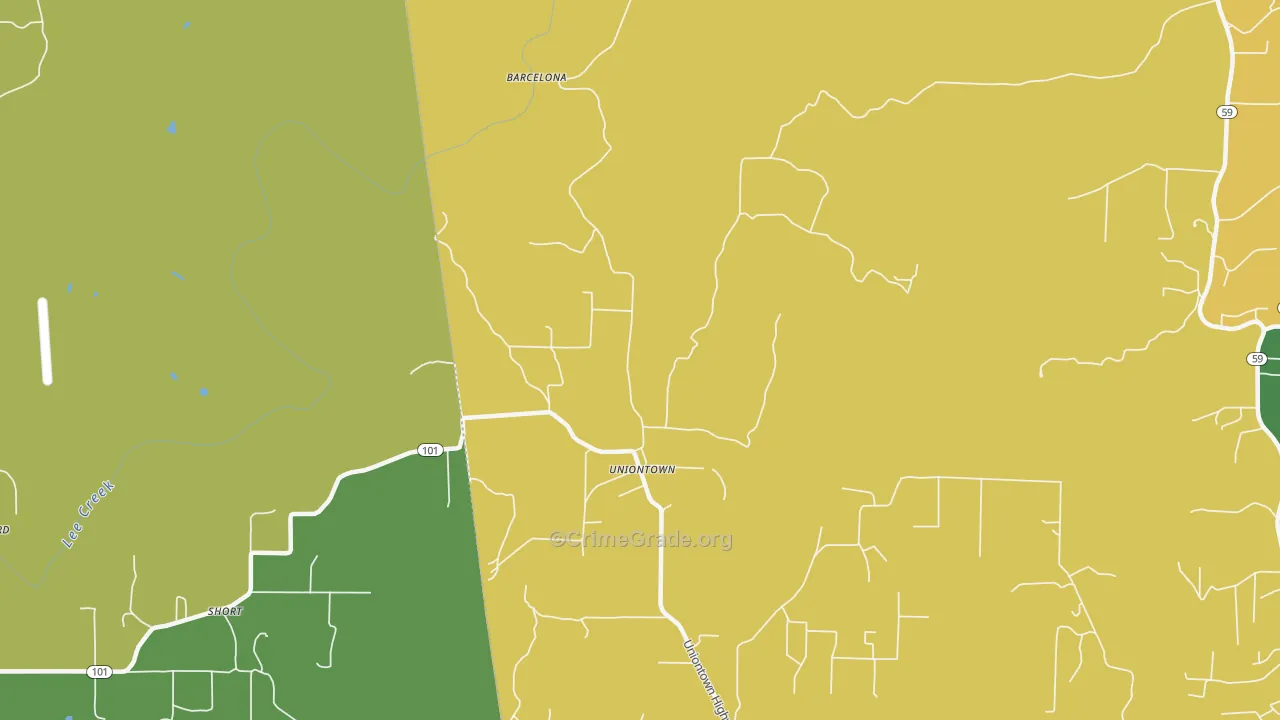 72955, AR Map of Theft Rates