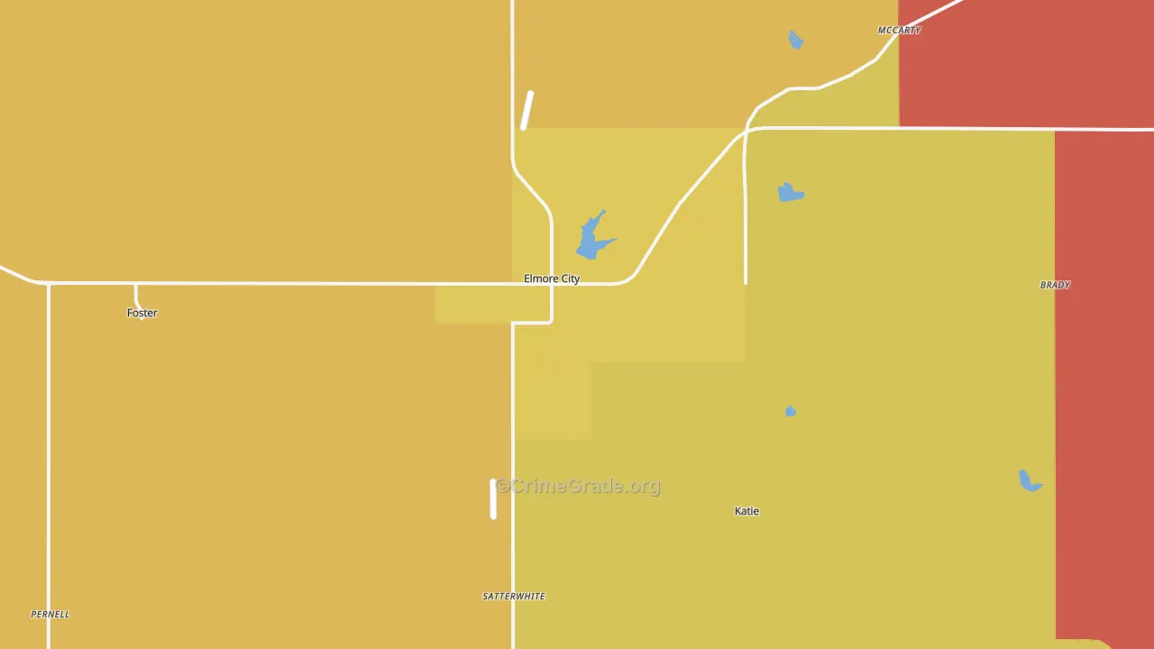 73433, OK Map of Theft Rates