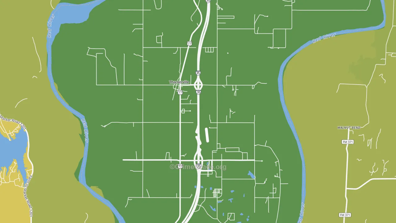 73459, OK Map of Theft Rates
