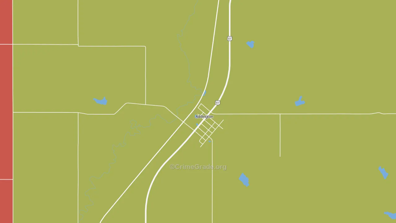 73520, OK Map of Theft Rates