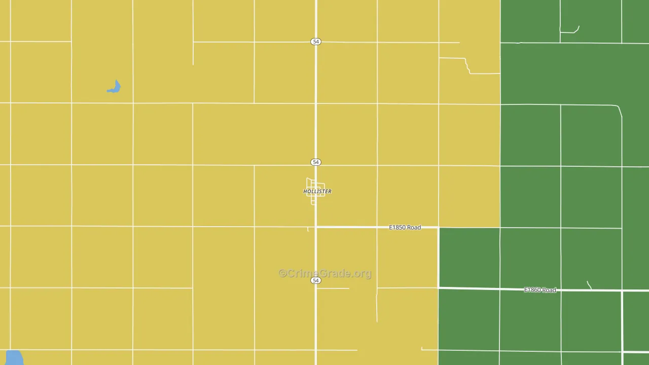 73551, OK Map of Theft Rates