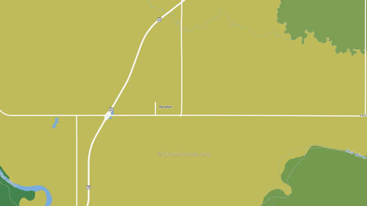 73562, OK Map of Theft Rates
