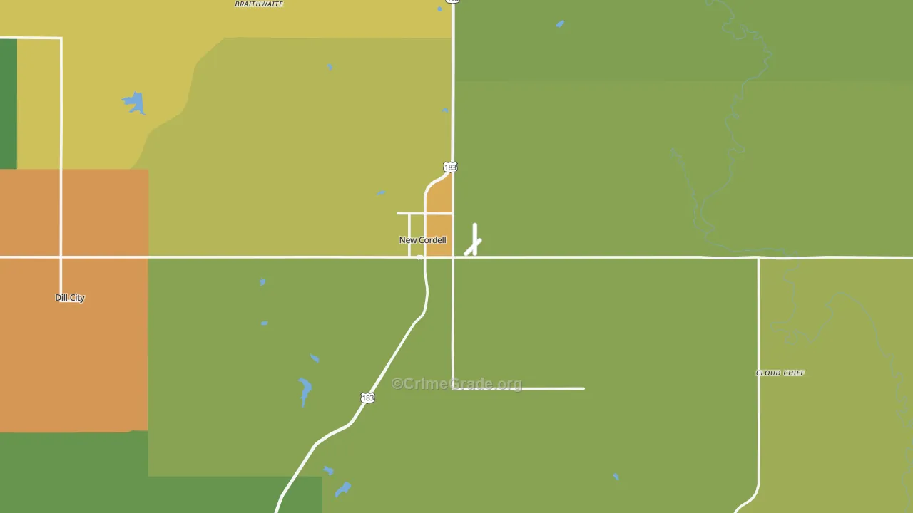 73632, OK Map of Theft Rates