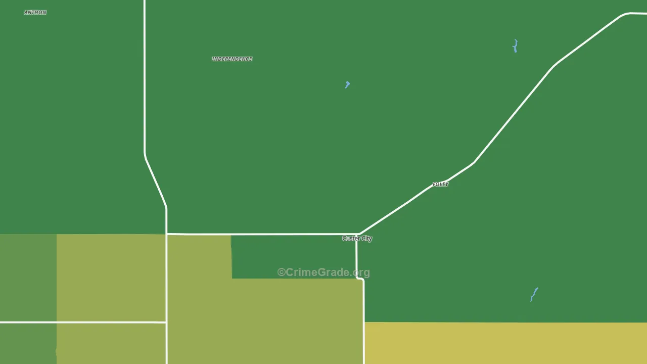 73639, OK Map of Theft Rates