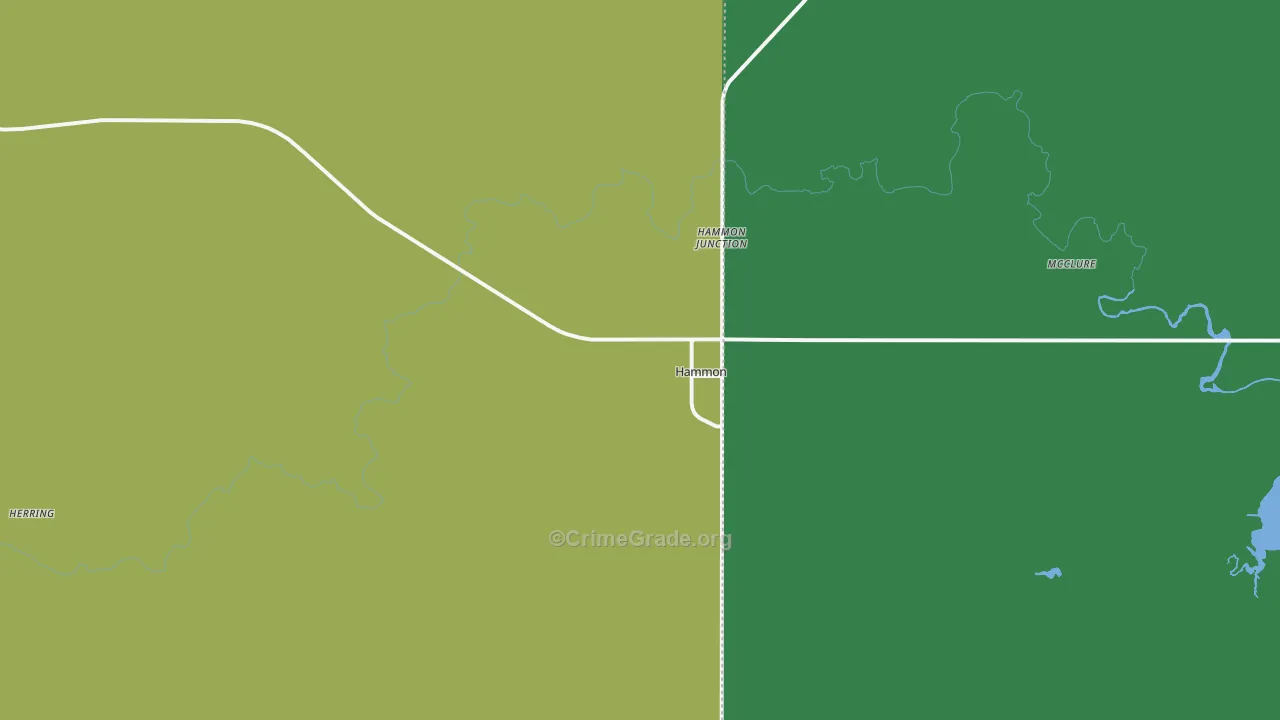 73650, OK Map of Theft Rates