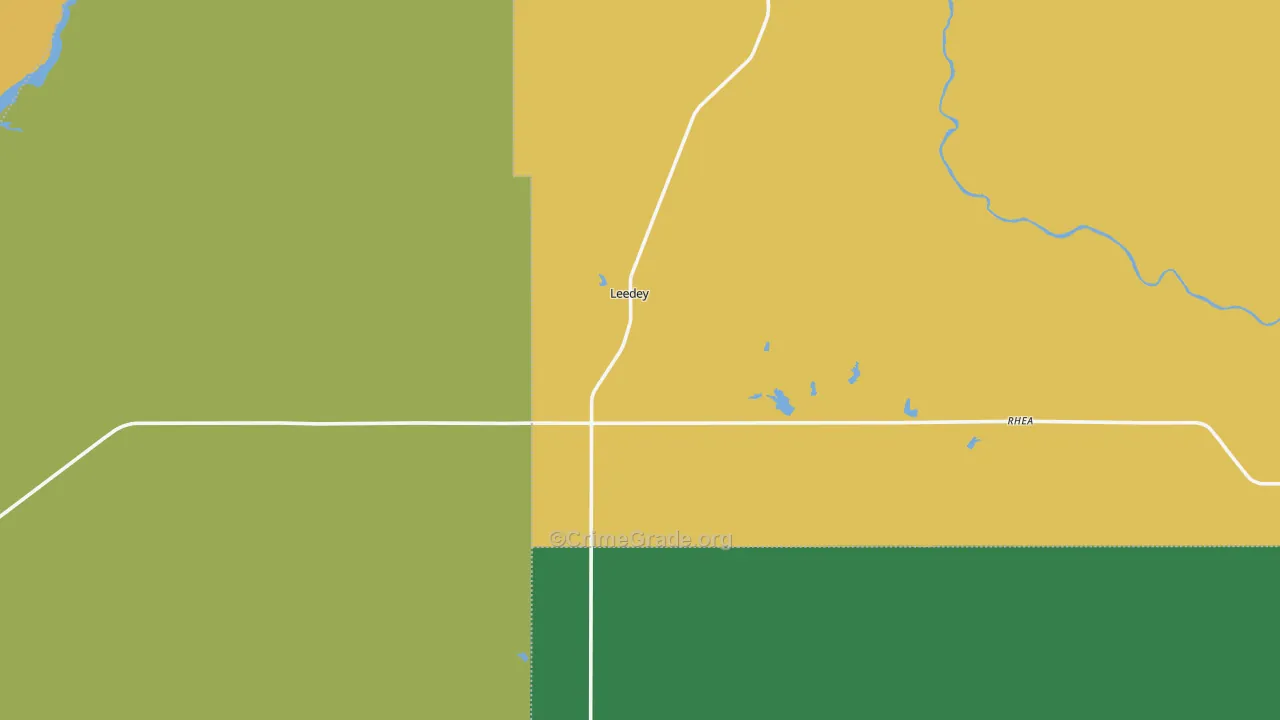 73654, OK Map of Theft Rates