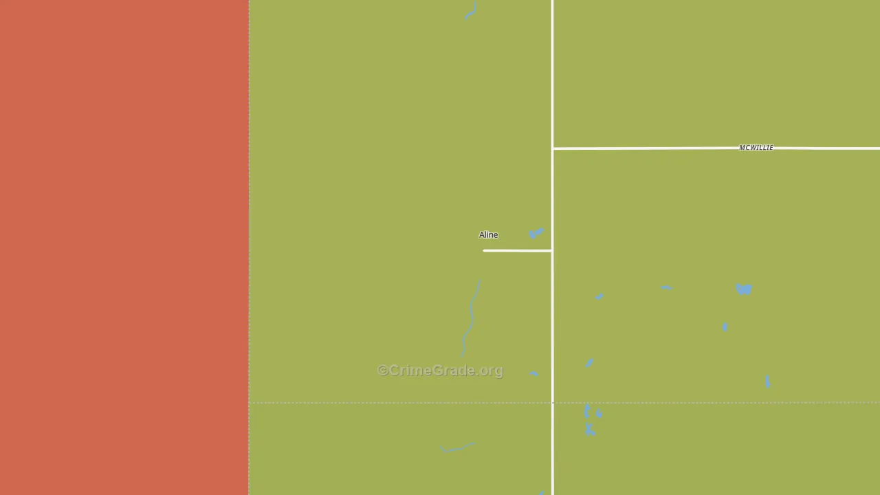 73716, OK Map of Theft Rates