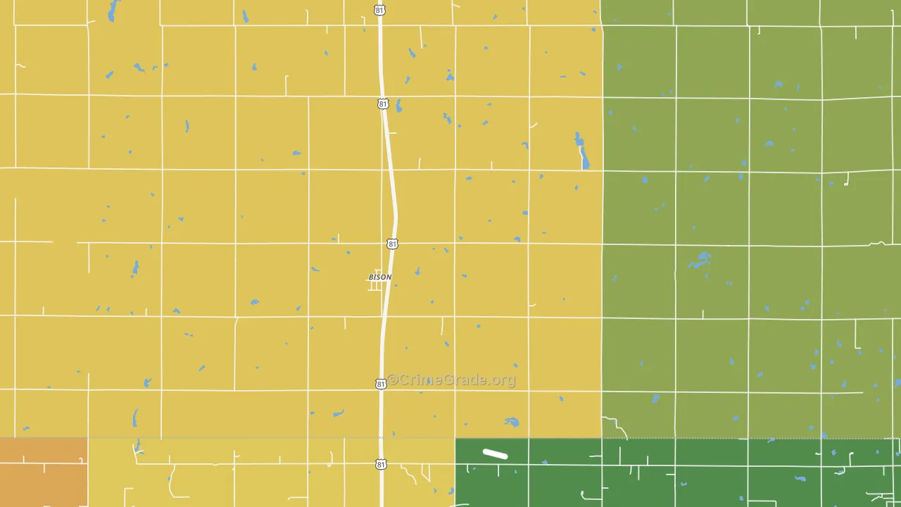 73720, OK Map of Theft Rates